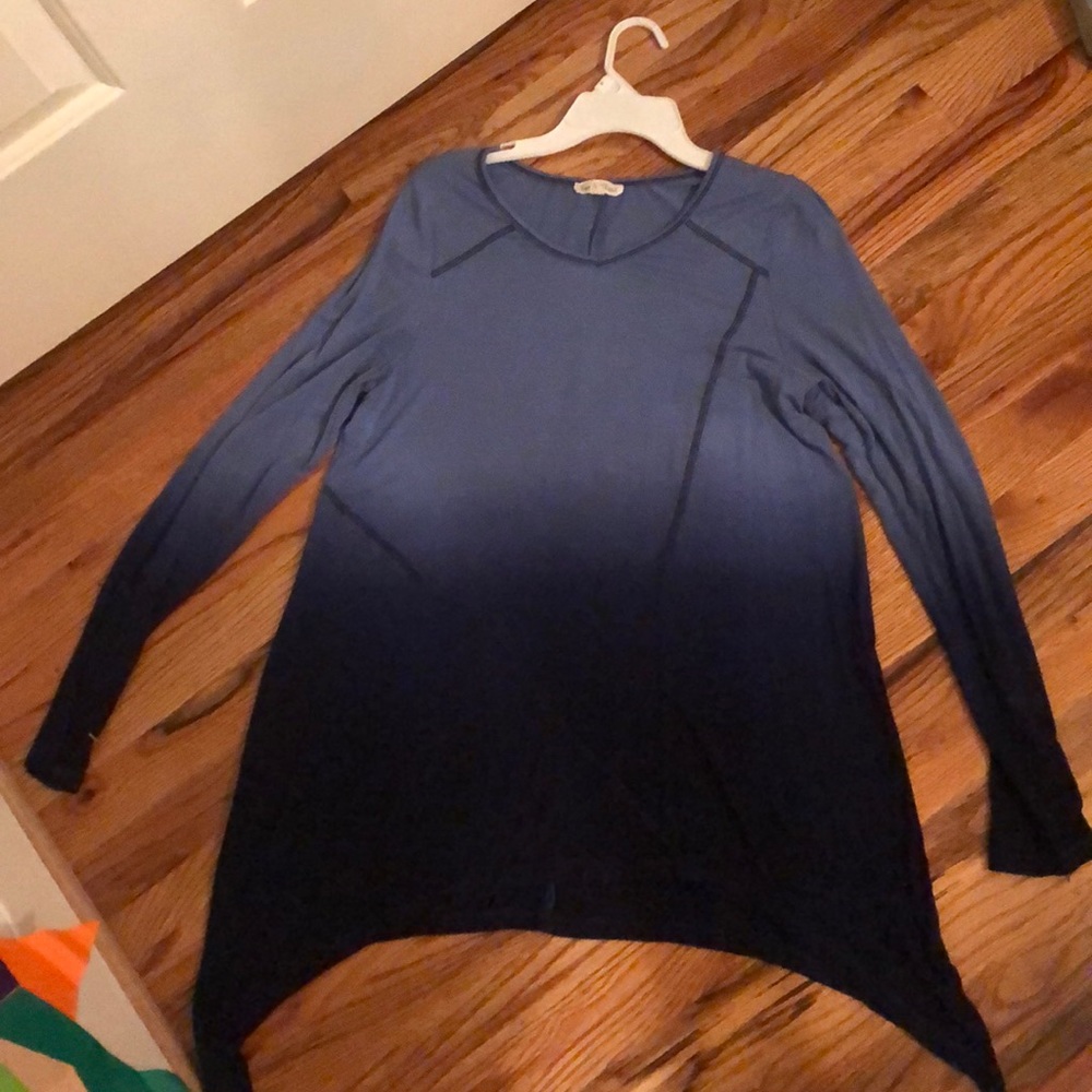 Blue ombré tunic